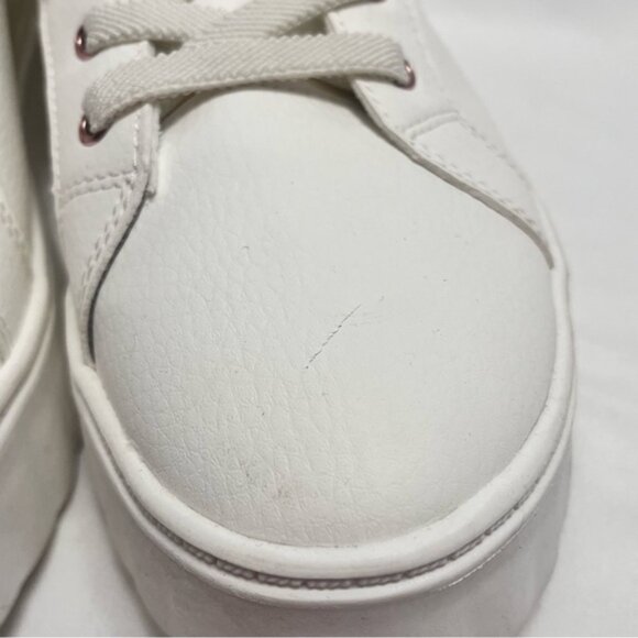 Roxy Chunky Platform Sneakers White & Rose Gold Size 10 - Picture 9 of 13